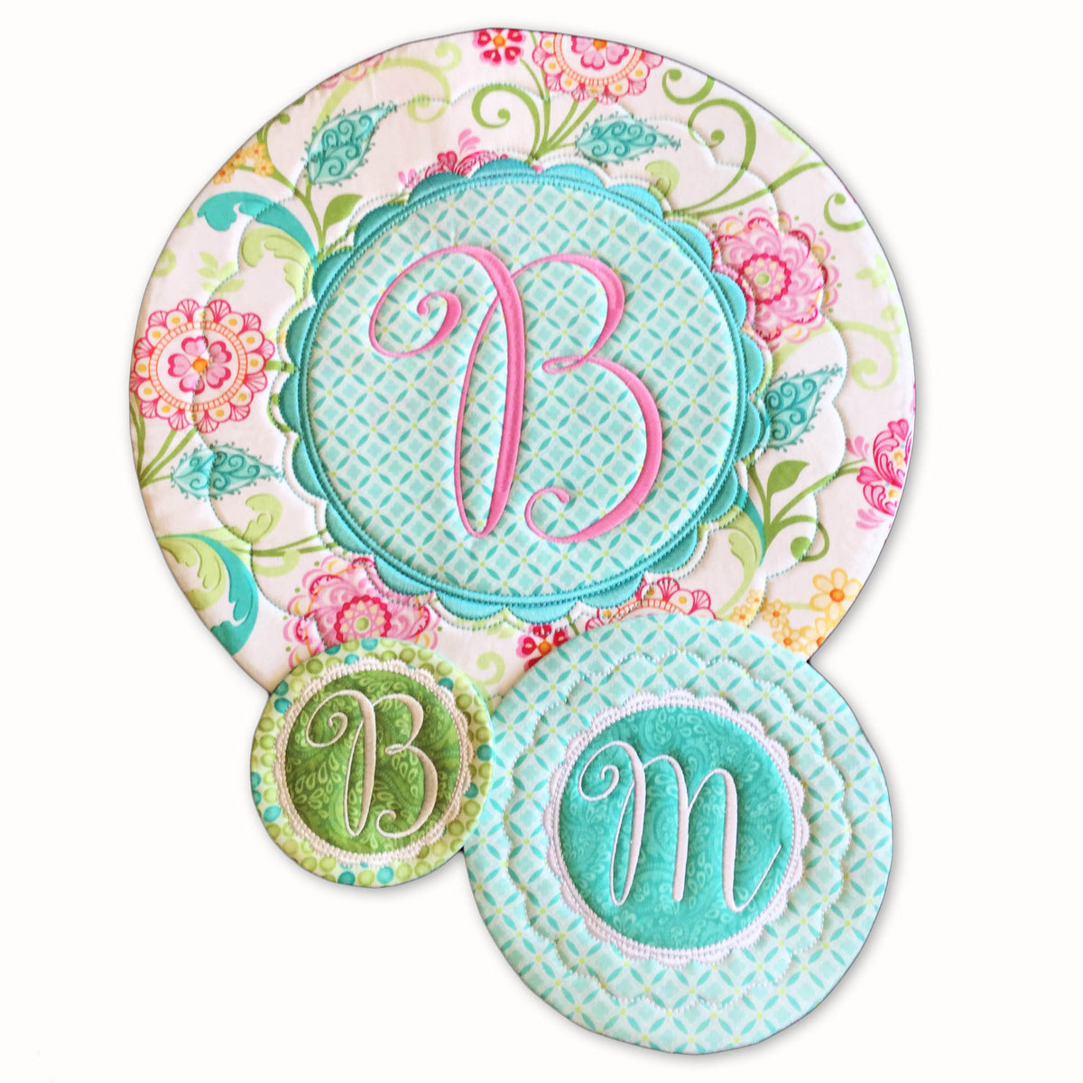 Perfect Placemats Collection In the Hoop Machine Embroidery CD