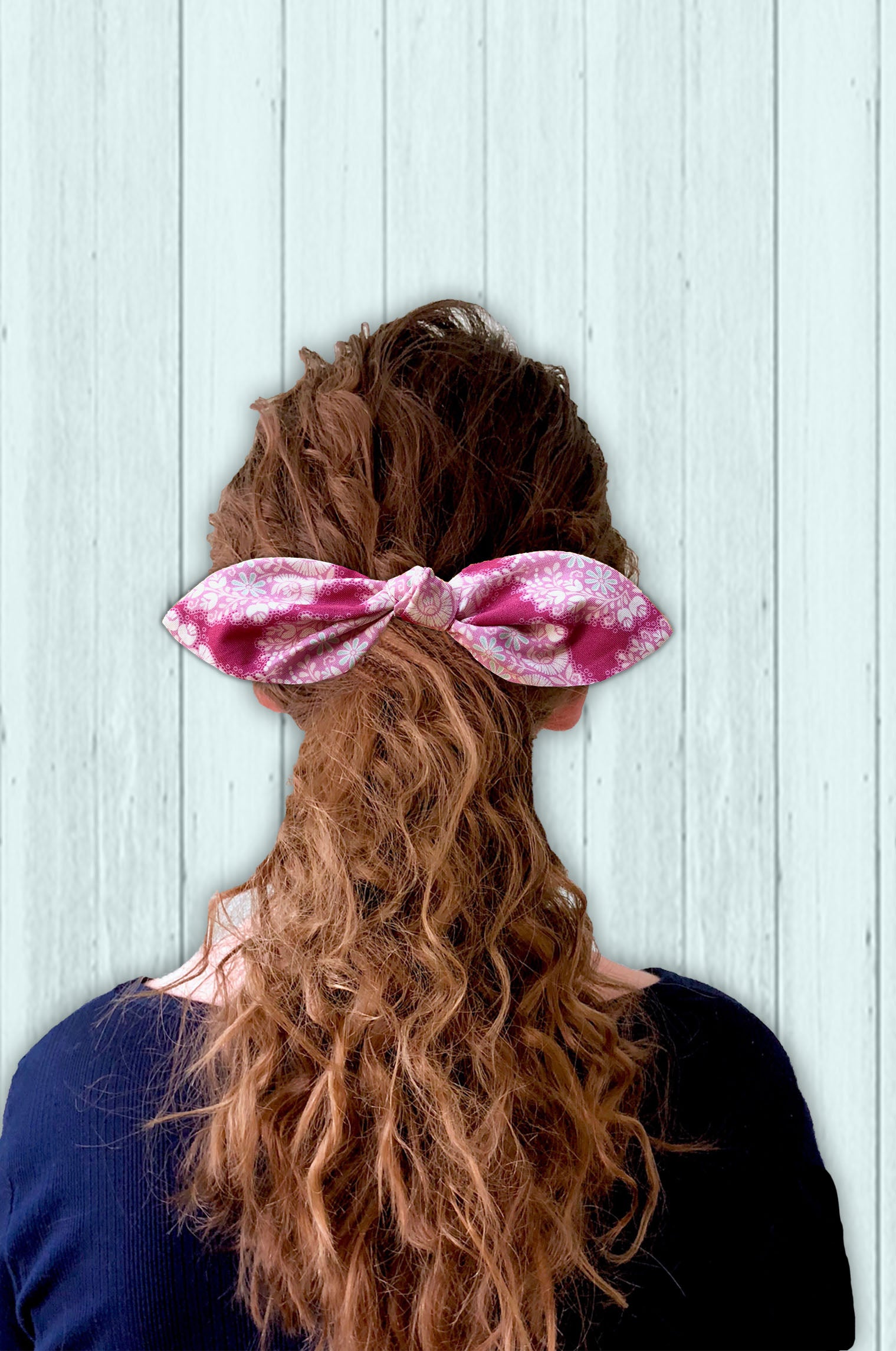 Easy Peasy Ponytail Bows In the Hoop Machine Embroidery Design