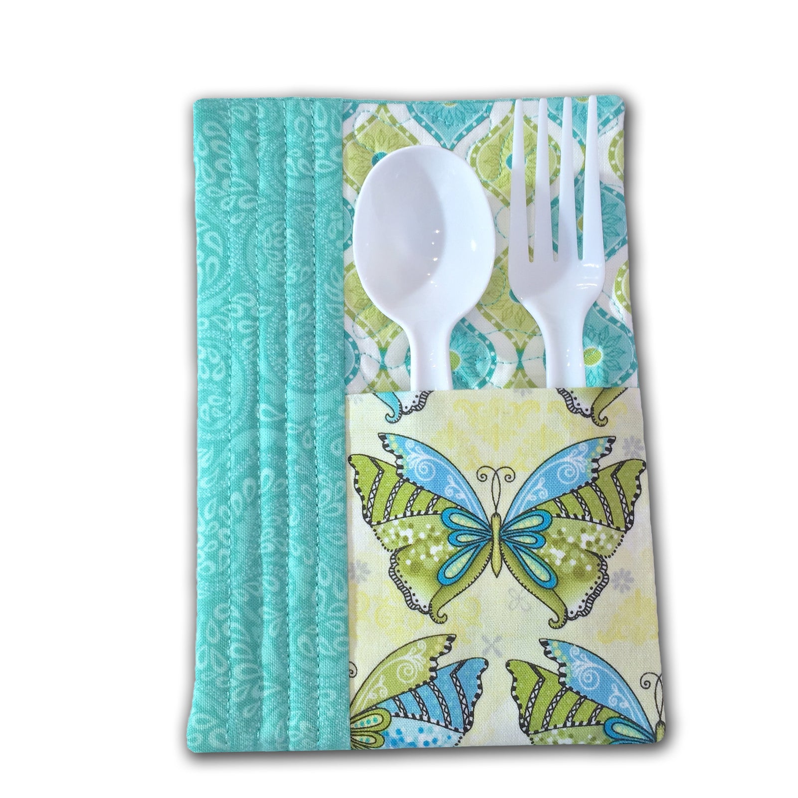 Roll & Go Flatware Holder In the Hoop Design for 5x7 Hoops