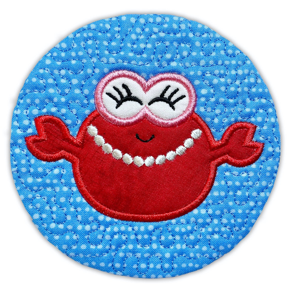 Seaside Sweeties Coasters In the Hoop Embroidery Design Set