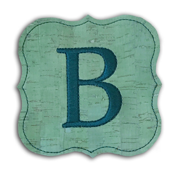 Monogrammed Cork Coasters