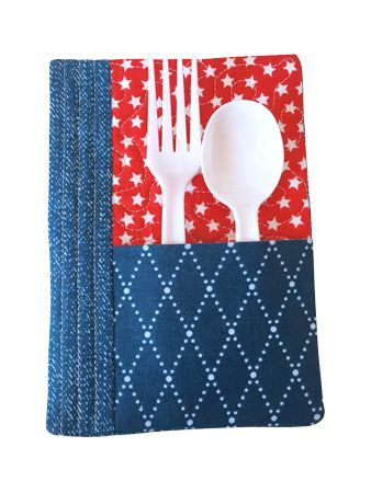 Roll & Go Flatware Holder In the Hoop Design for 5x7 Hoops