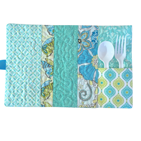Roll &amp; Go Placemat In the Hoop Machine Embroidery Design for 9x12 Hoop
