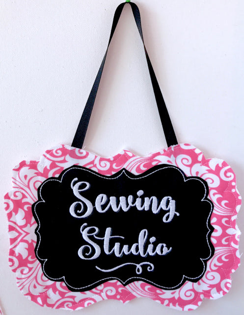 Sew Me a Sign Machine Embroidery Design CD