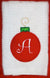 Monogrammed Christmas Ornament Applique Set In the Hoop