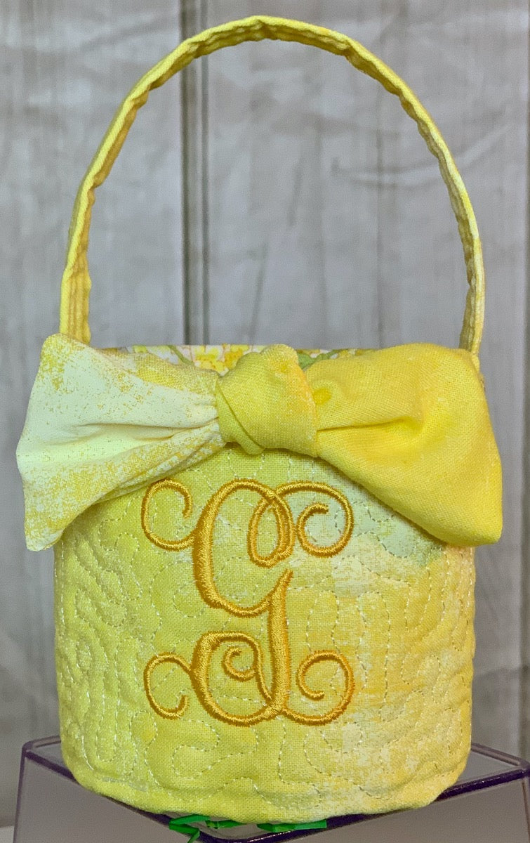 Bitty Baskets In the Hoop Machine Embroidery Design Set