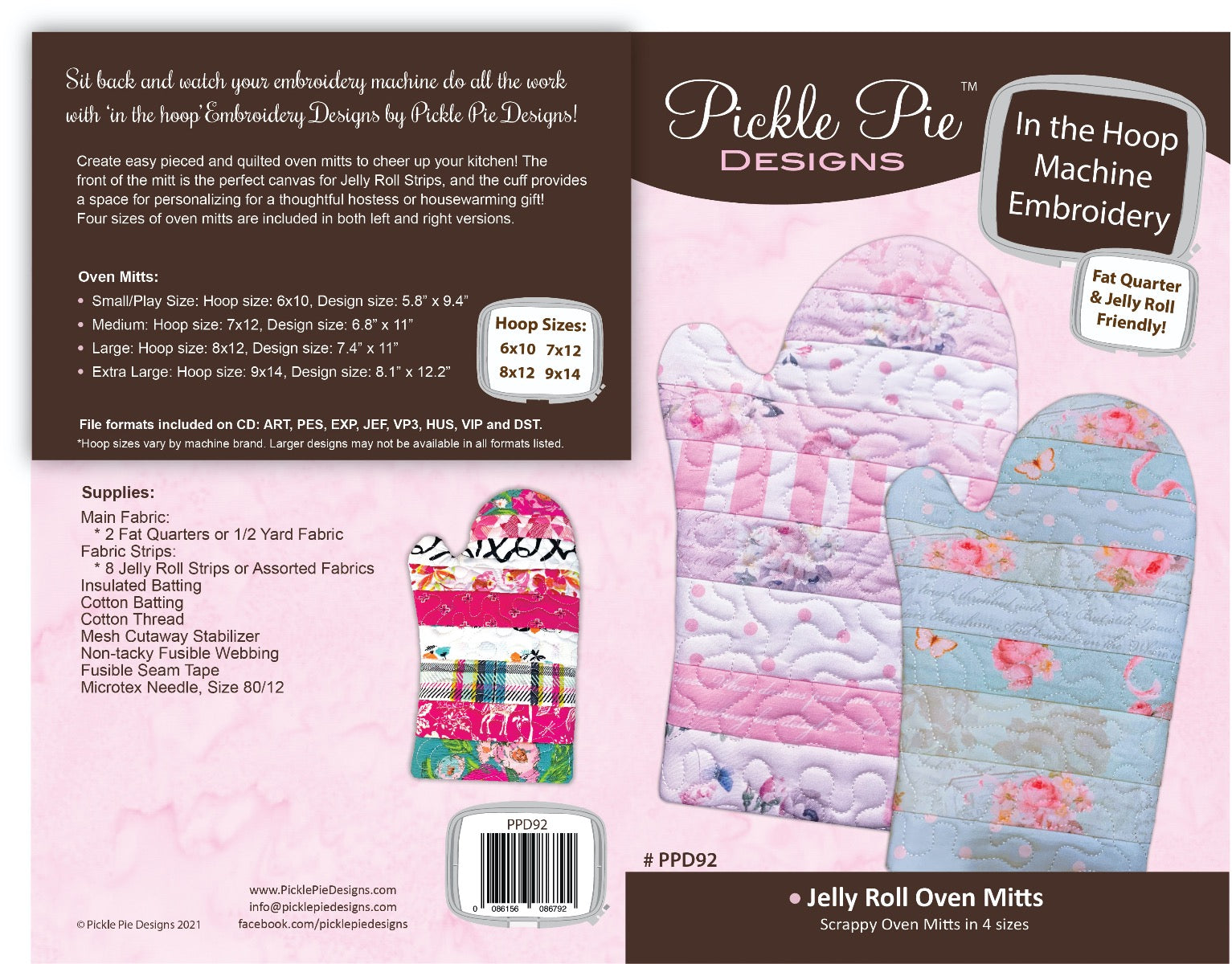 Microfiber Magic In the Hoop Machine Embroidery Design