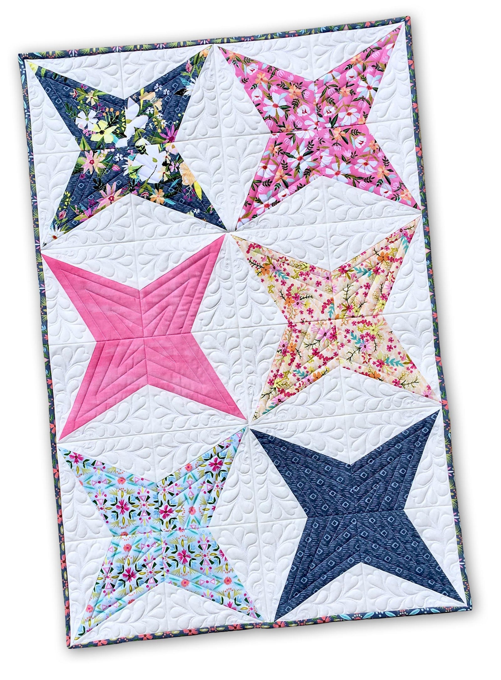 Kite Quilt In the Hoop Embroidery Design Set