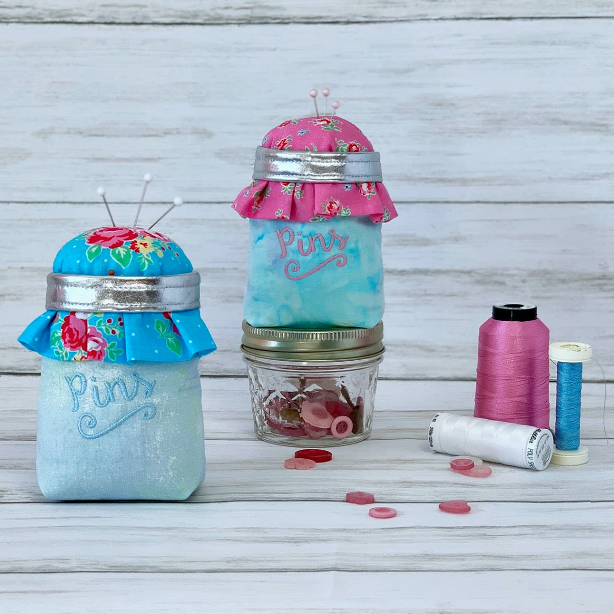 Mason Jar Mini Pinnies Design Set: Medium