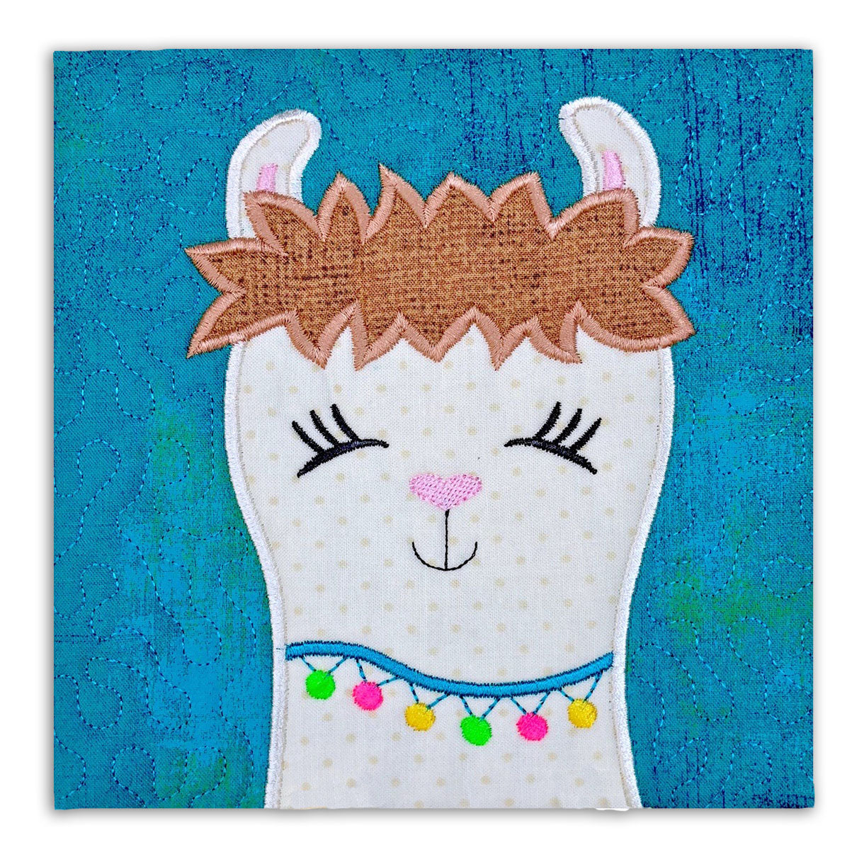 Lovely Llamas Wall Hanging and Quilt Blocks