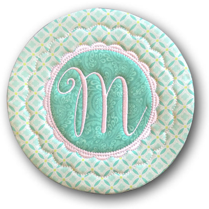 In the Hoop Perfect Coaster Embroidery Machine Design