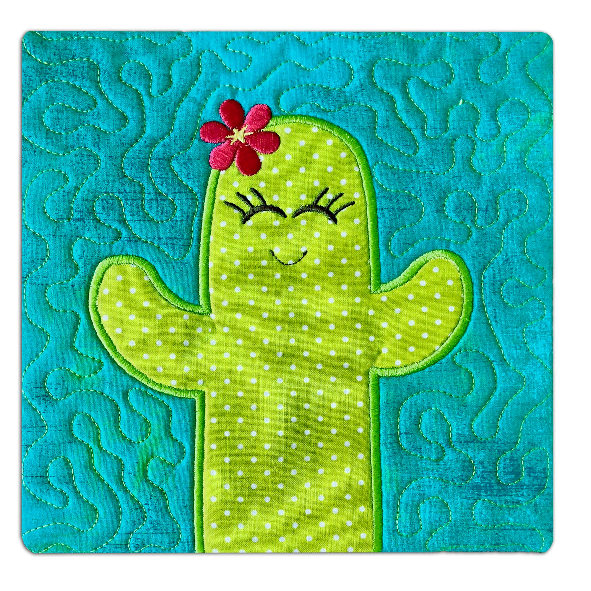 Cactus Craze Wall Hanging and Quilt Blocks