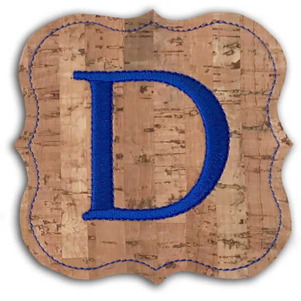 Monogrammed Cork Coasters