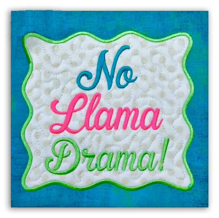 Lovely Llamas Wall Hanging and Quilt Blocks