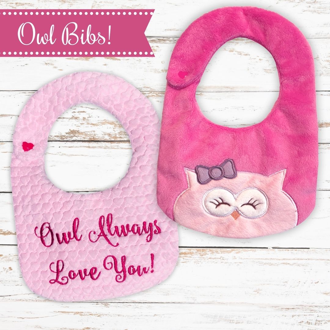 Design a top baby bib