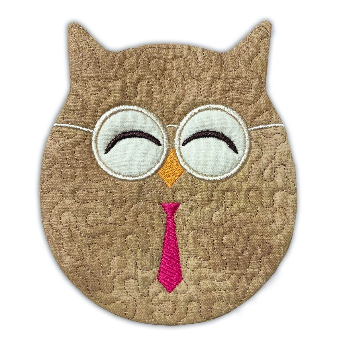 Owl Trivets In the Hoop Design
