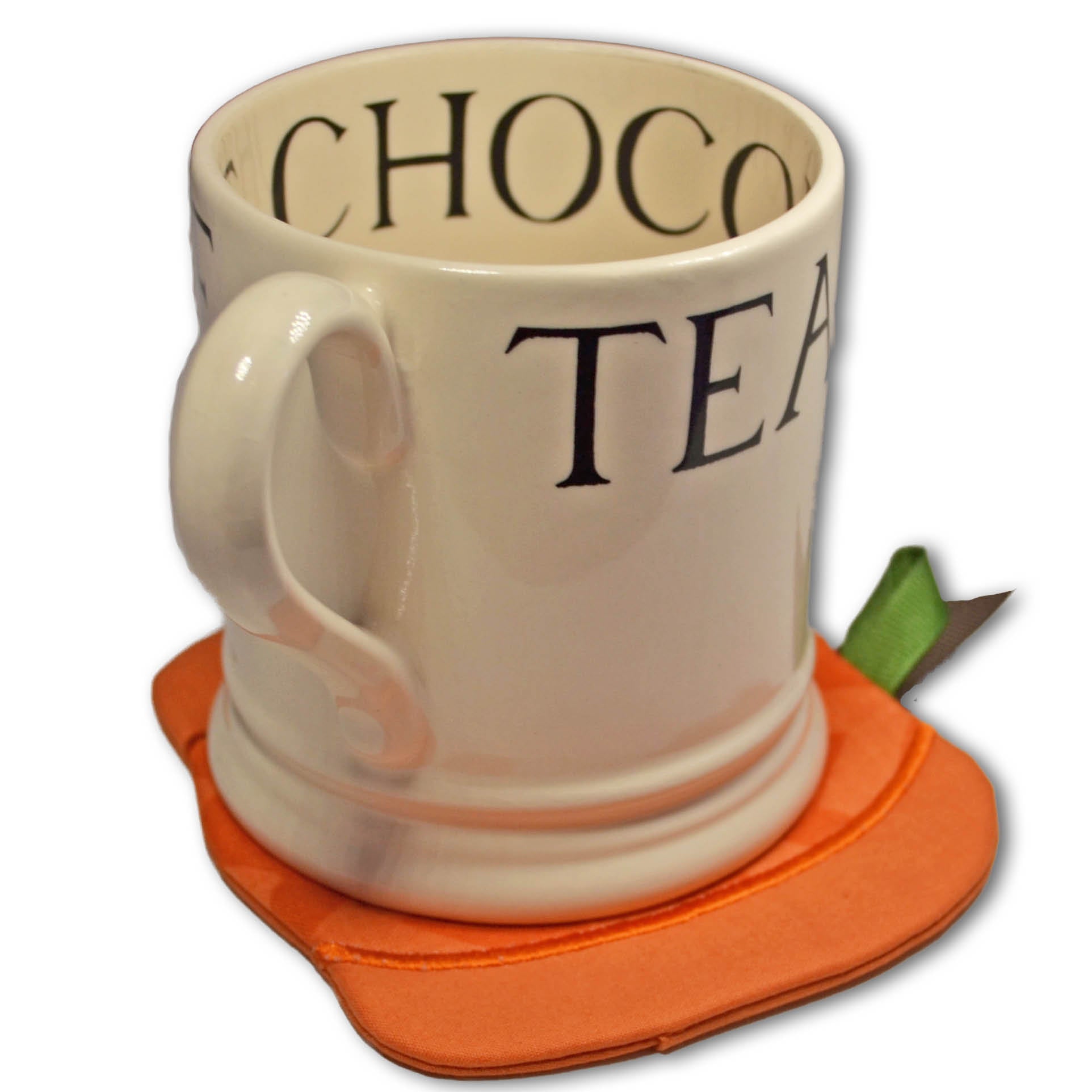 Monogrammed pumpkin coasters in the hoop machine embroidery design