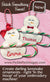 Snowman Candy Cane Holder In the Hoop Embroidery design