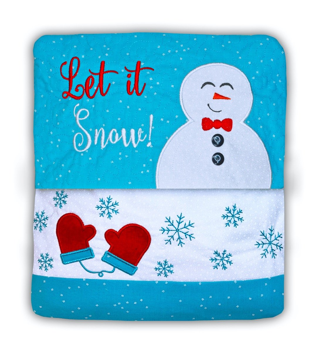 Snow Date Snowman Pillows In the Hoop Machine Embroidery