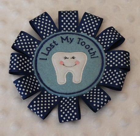 Lost My Tooth Badge In the Hoop