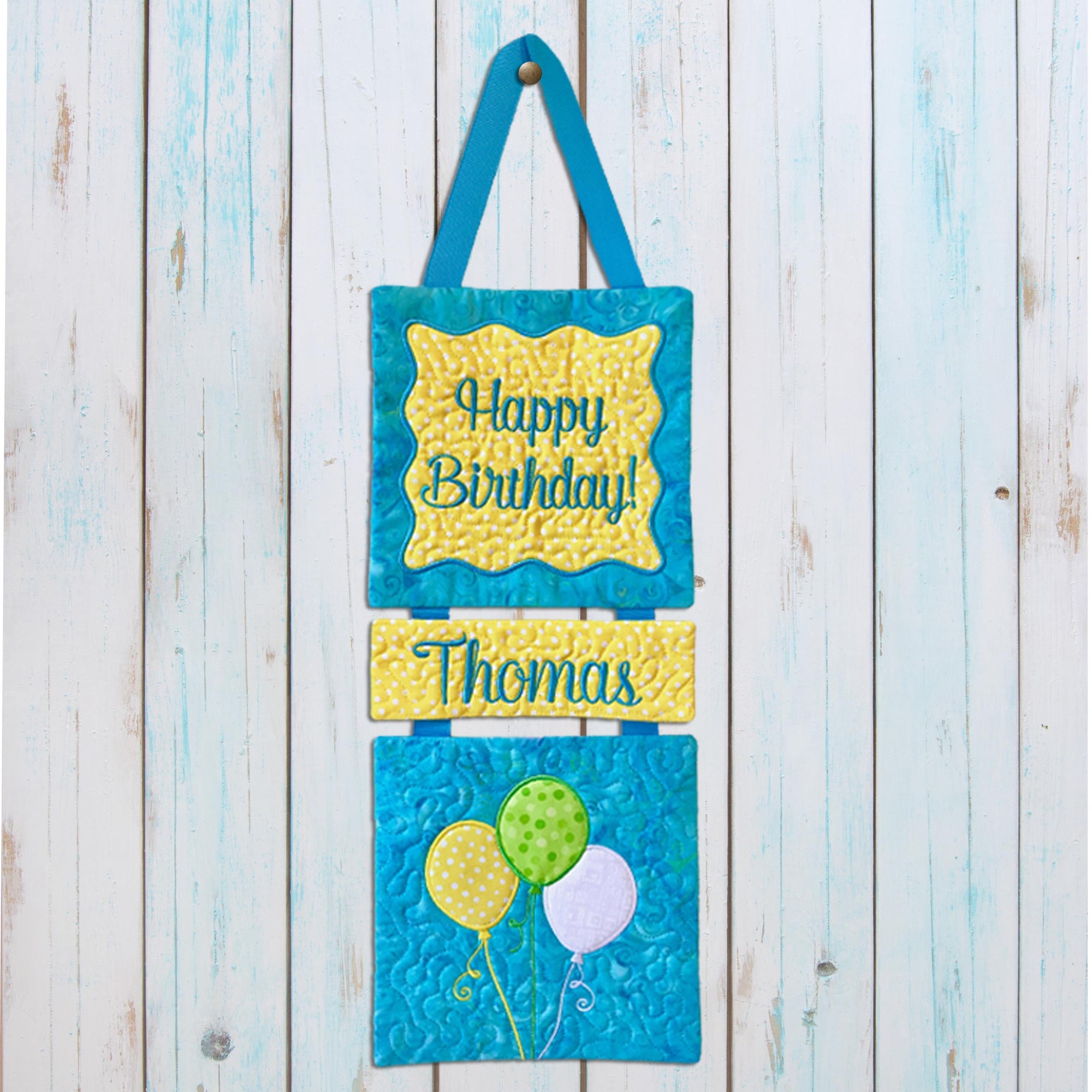 Happy Birthday In the Hoop Quilt Block Projects