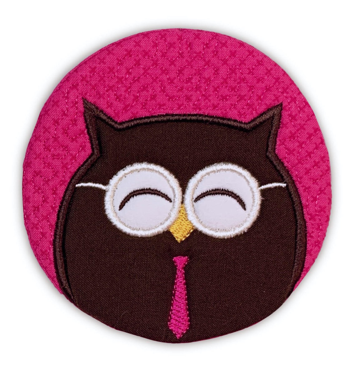 Owl Coasters In the Hoop Design