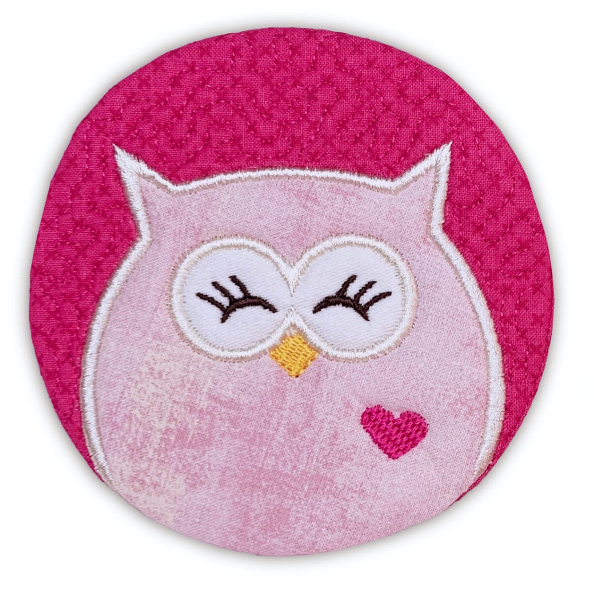 Owl Coasters In the Hoop Design