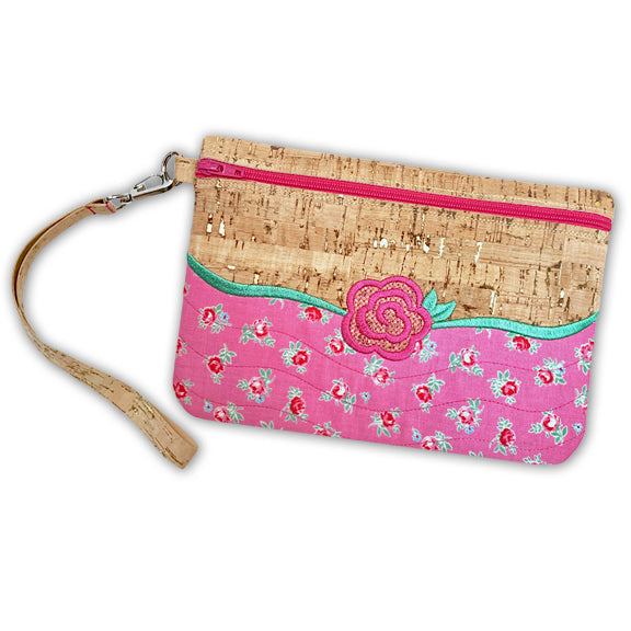 Zippy Cork Bags In the Hoop Machine Embroidery Designs