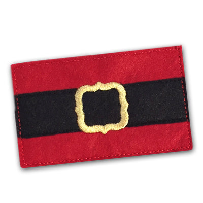 Santa Gift Card Holder In the Hoop Machine Embroidery Design